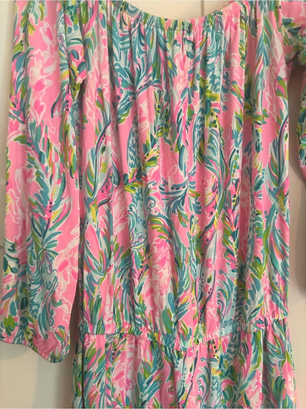 Lilly Pulitzer Lana Romper Dress in Unicorn of the Sea Size XS - Picture 7 of 7